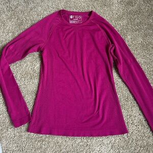 Figs Magenta Salta Seamless Underscrub Top